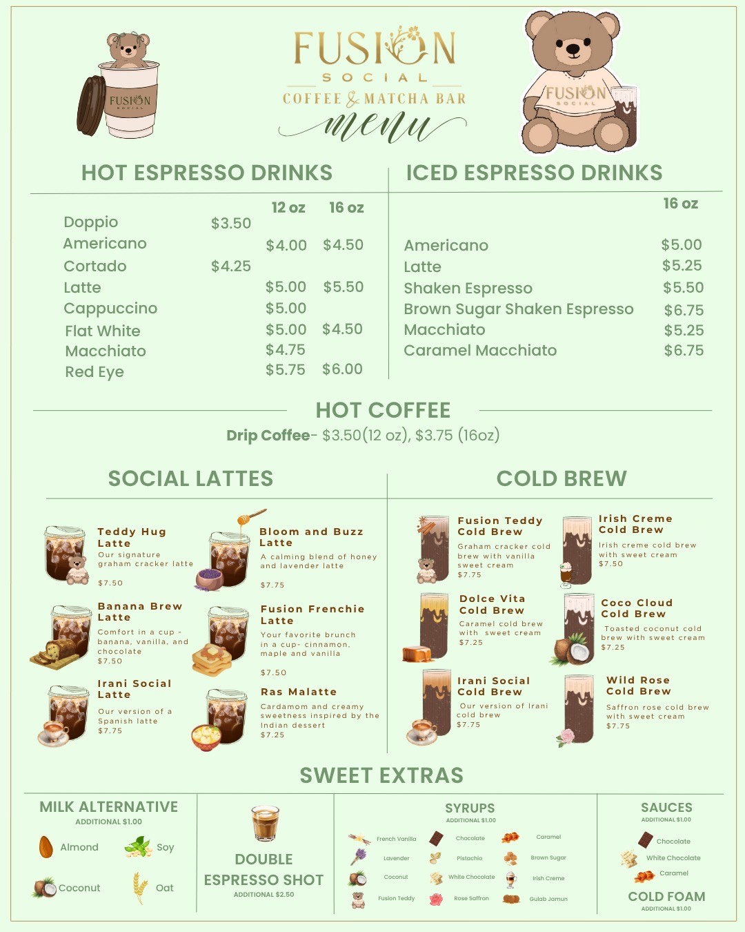Menu Page 1